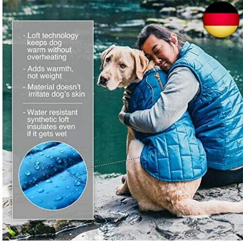 Kurgo Loft Hundejacke, Mit Hundegeschirr Kombinierbar, Wasserdicht Und