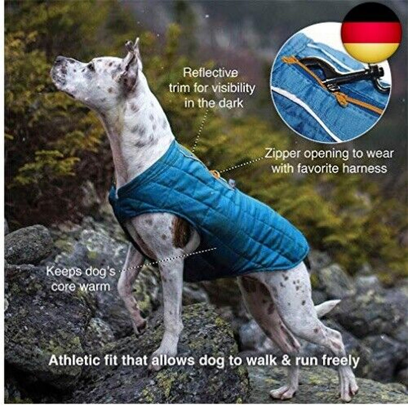 Kurgo Loft Hundejacke, Mit Hundegeschirr Kombinierbar, Wasserdicht Und