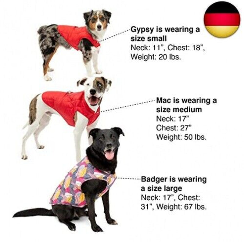 Kurgo Loft Hundejacke, Mit Hundegeschirr Kombinierbar, Wasserdicht Und